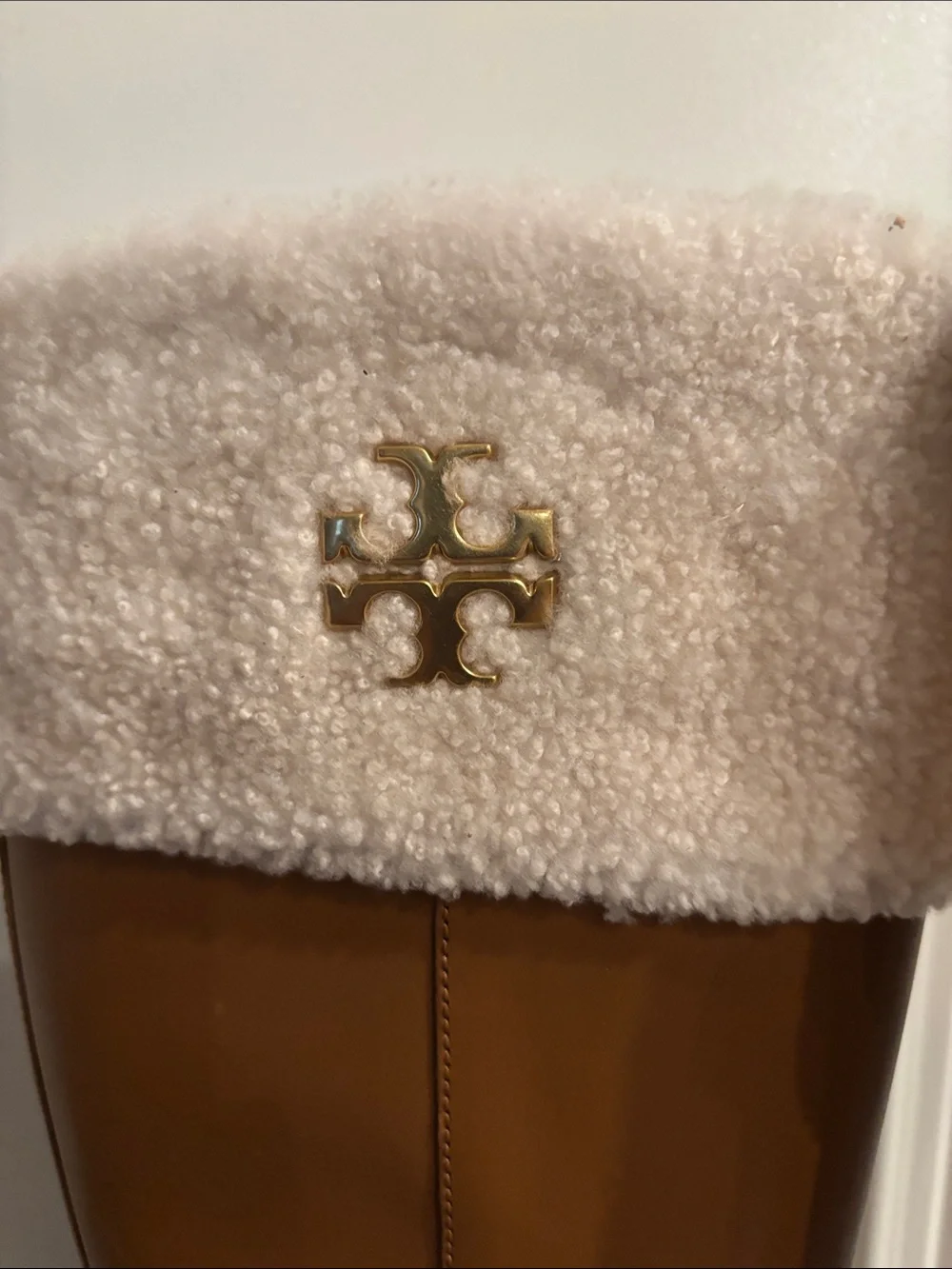 Tory Burch Shearling Everly Boot Calf Leather/Shearling